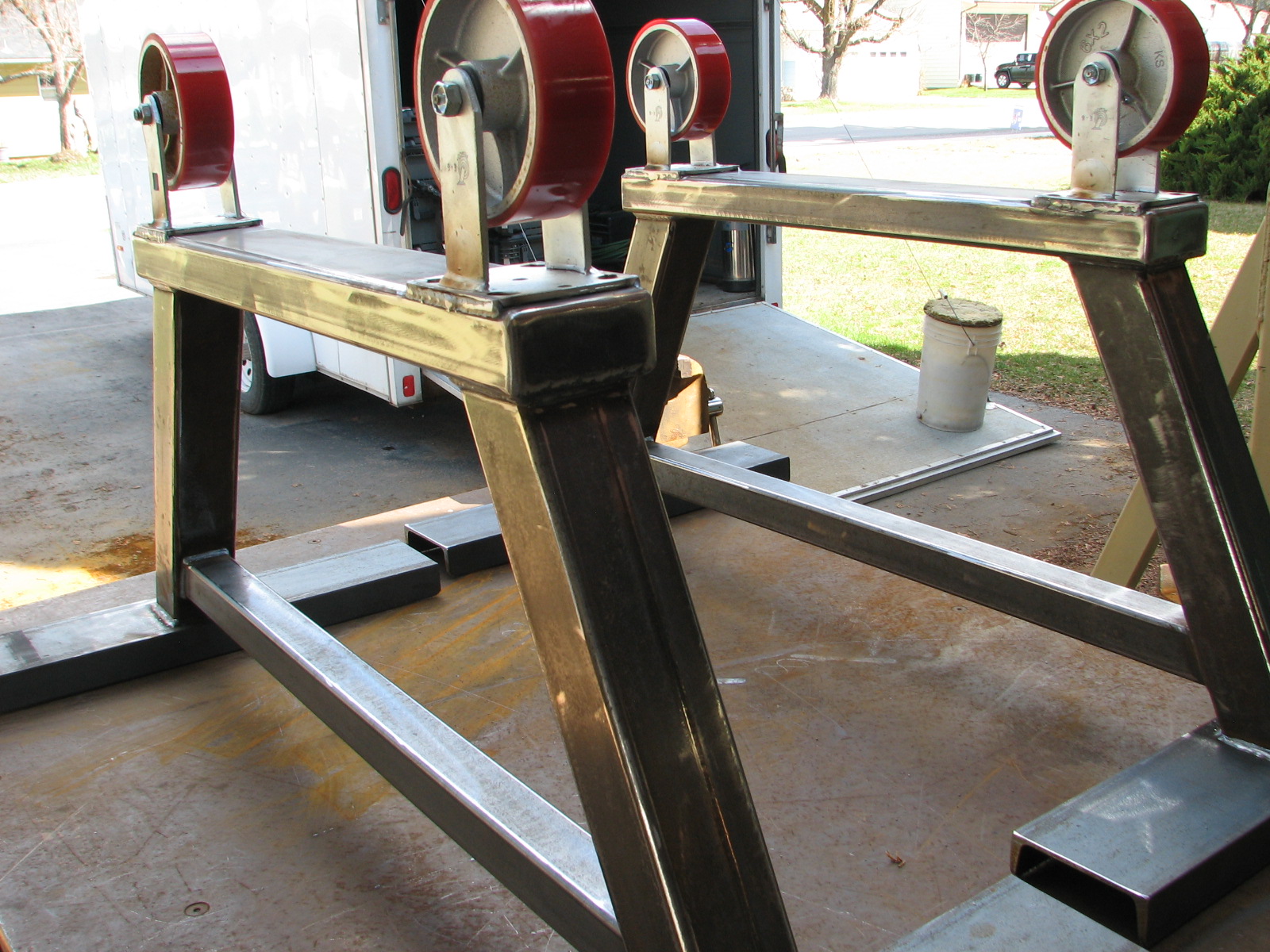 Propane Tank Rolling Stand
